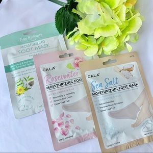 Moisturizing Foot Masks - Foot Care Bundle of 3 GREAT FOR SLUMBER PARTY
